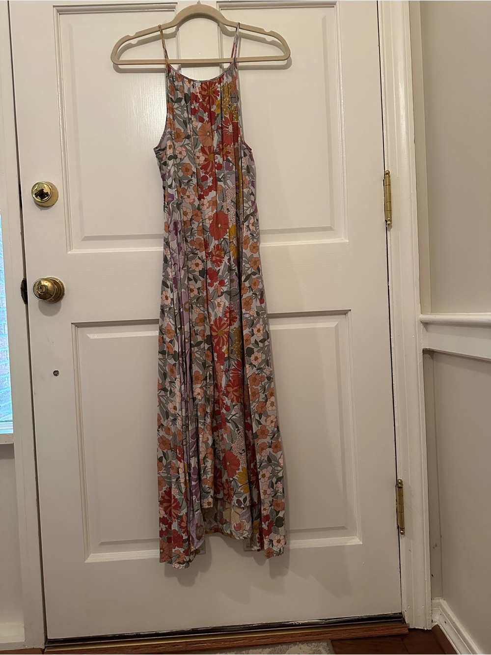 High neck Floral Maxi